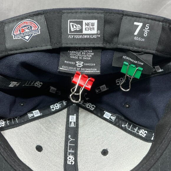 Tacoma Rainiers New Era 5950 MiLB Fitted 7 5/8 Hat Navy Seattle Mariners Mens - Picture 11 of 15